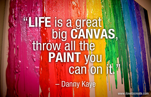 Love this creativity quote by Danny Kaye!