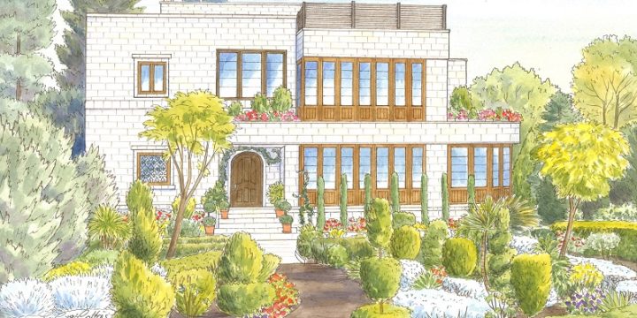What does a House Portrait in Jordan look like?