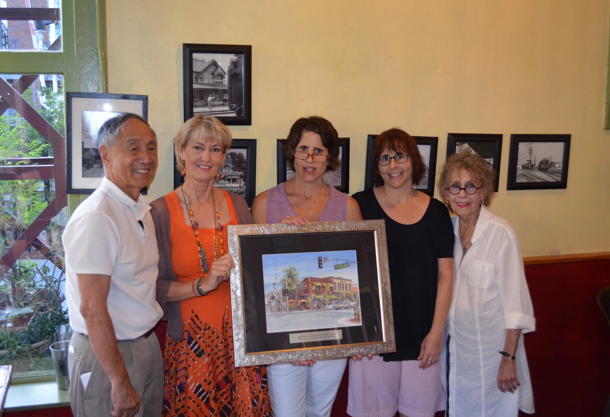 Left-to-Right-Mayor-Robert-Joe-Artist-Leisa-Collinssisters-Renee-and-Colette-Richards-and-the-Richards-matriarch-Clara-Richards