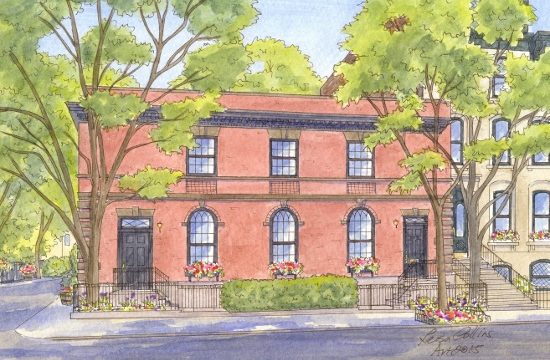Architectural paintings of Historic Brooklyn, NY