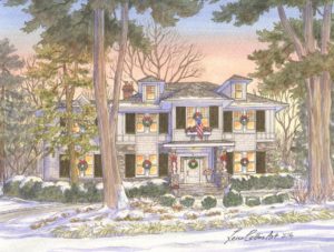 Chevy Chase Christmas home