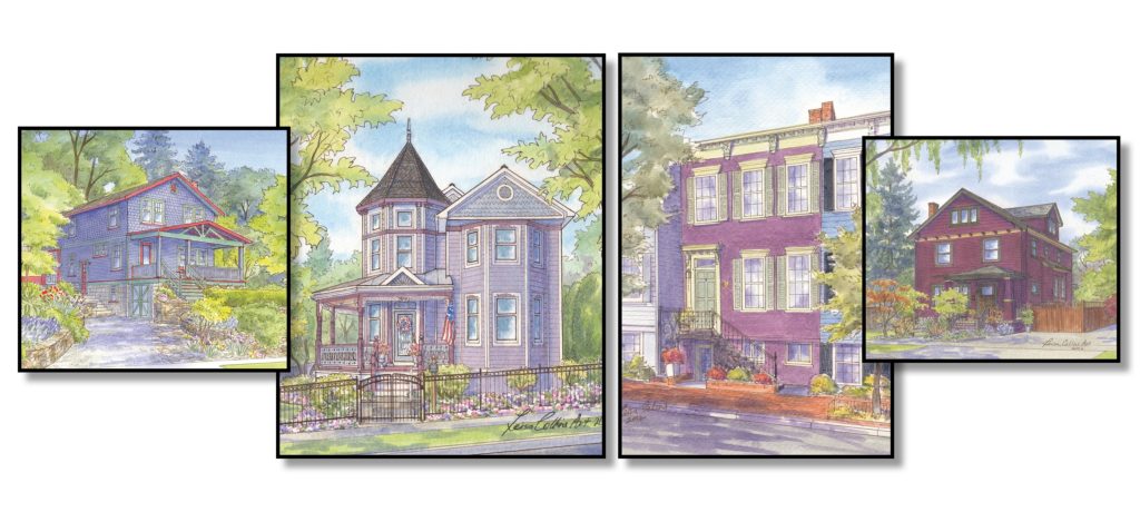 Purple Houses