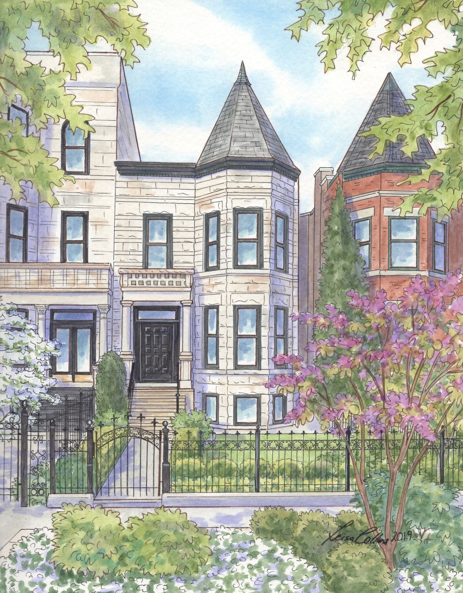 Classic Greystone Victorian in Lincoln Park, Chicago