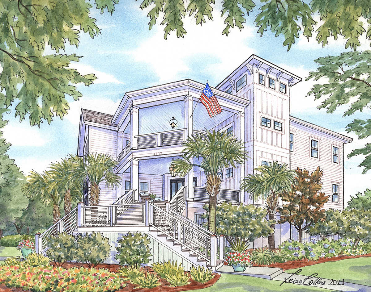 Contemporary home in Daniel Island, South Carolina