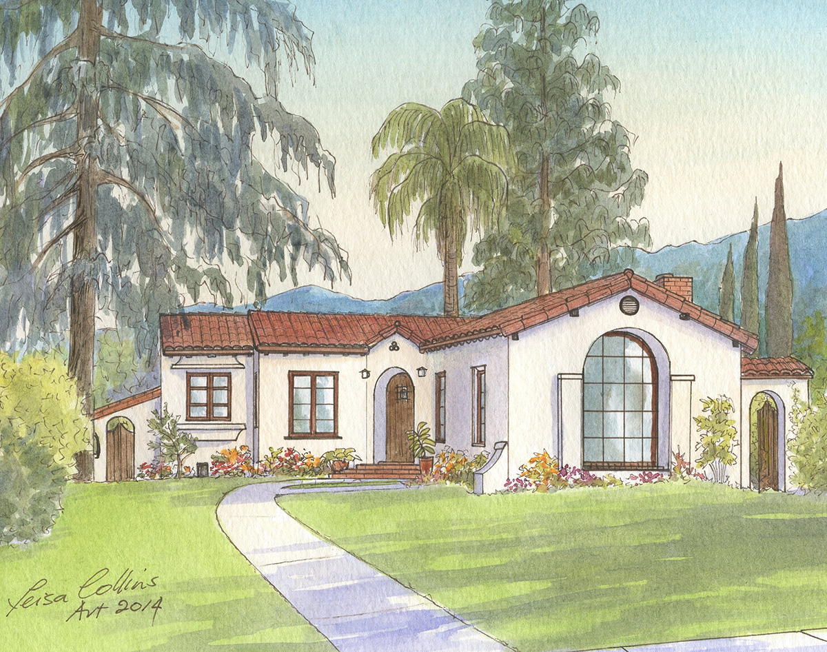 Spanish Revival style home in Montrose, California
