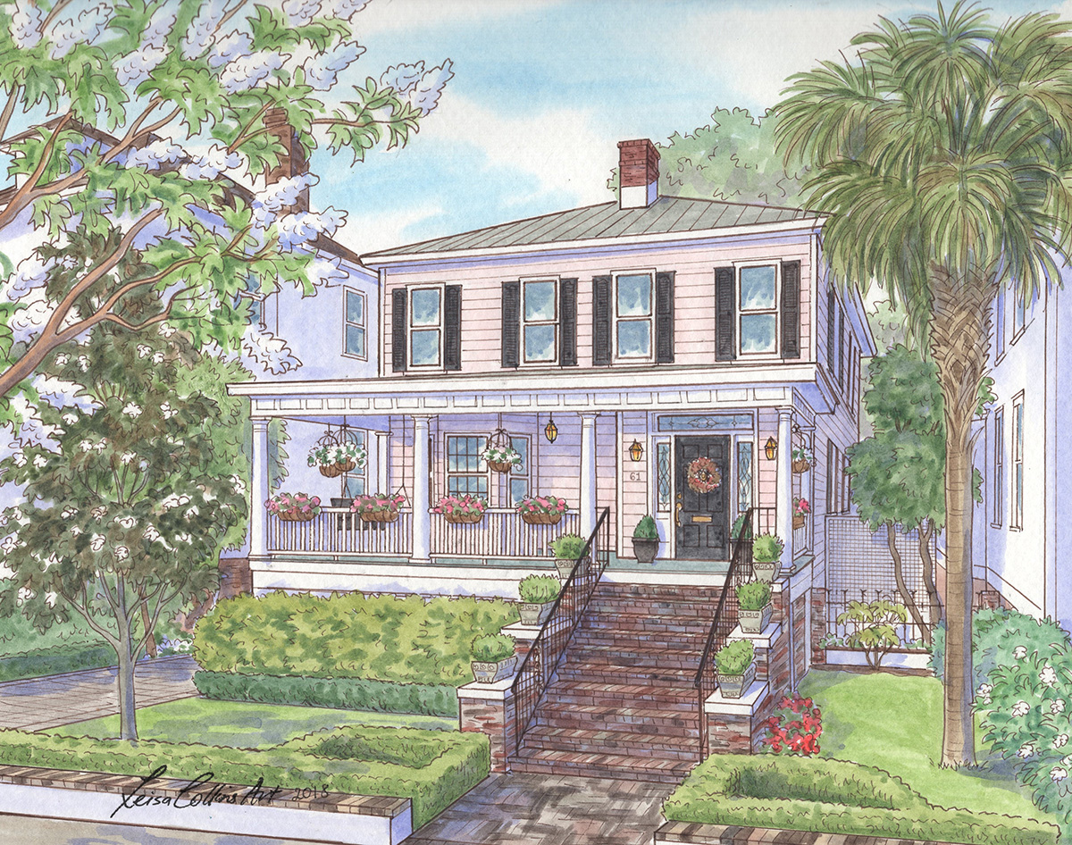 Victorian style home in Charleston, South Carolina