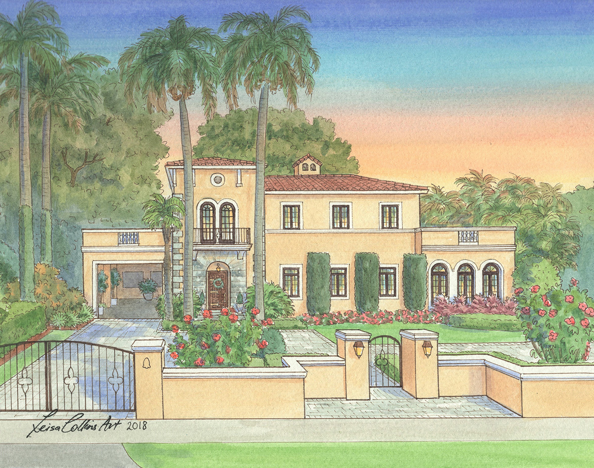 Spanish Revival style home in Coral Gables, Florida