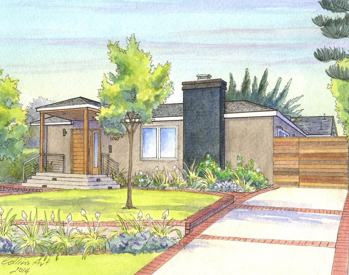 Contemporary home in Burbank, California