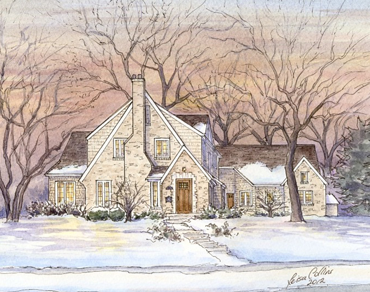 Tudor style home in Grand Rapids, Michigan