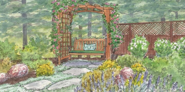 Watercolor Portraits of Porches, Patios and Garden Scantuaries