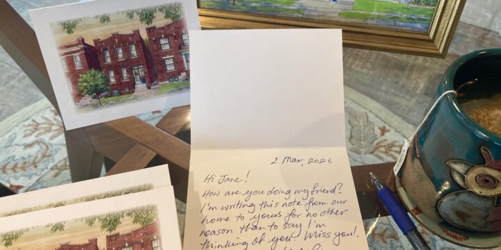 More Than a House Portrait — A Personal Handwritten Touch